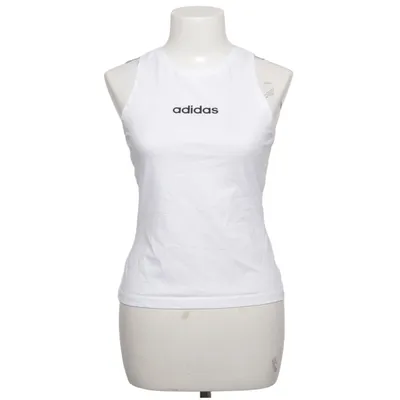 Sport tanktop (Wit) van Adidas Katoen, Elastaan