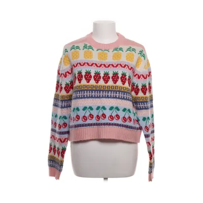 Sweater (Pink, Multicolored) from Zara Acrylic, Polyamide, Polyester
