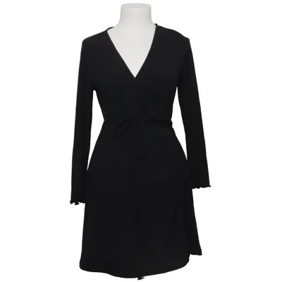 Slå-om-kjole (Grå) fra Topshop Petite Elastan, Polyester