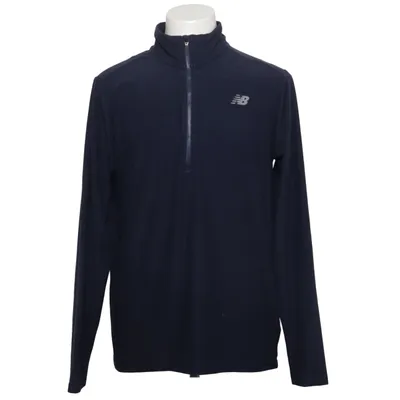 Trainingsoberteil (Blau) von New Balance Elasthan, Polyester