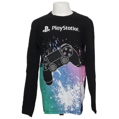T-shirt à manches longues (Noir, Multicolore) de Playstation Coton