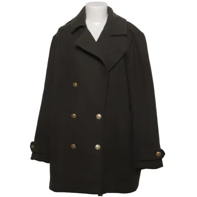 Mantel (Grün) von H&M Polyester, Viskose, Wolle