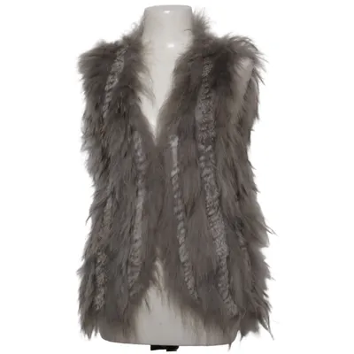 Fellweste (Grau) von Kopenhagen by Andersen Pelz, Polyester
