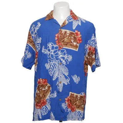 Short sleeve shirt (Blue, Multicolored) from Thums-Up Viscose