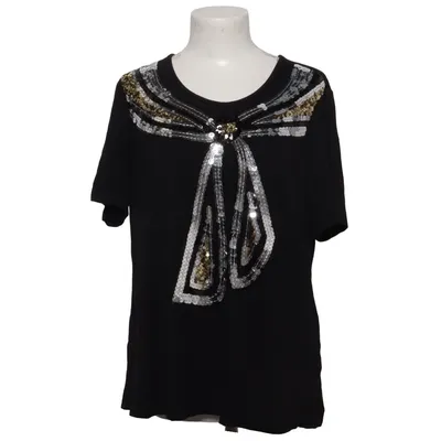 Top (Zwart) van Pompöös Elastaan, Polyester, Viscose