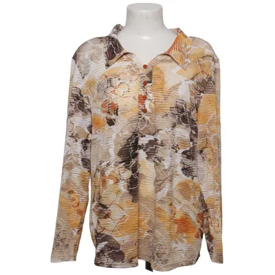 Blouse (Yellow, Brown, Multicolored) from Kombi Mode