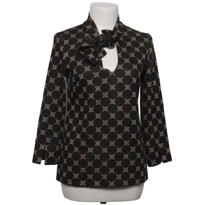 Bluse (Schwarz, Beige) von Ana Alcazar Elasthan, Polyester, Viskose