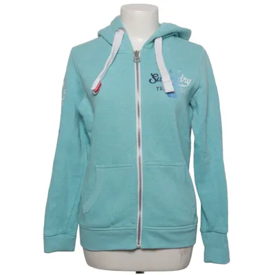 Hoodie (Blue) from Superdry Track & Field Cotton, Polyester, Viscose