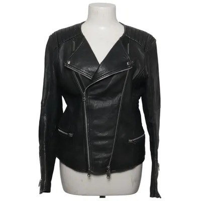 Biker jacket (Biker 500) from Goosecraft Cotton, Leather, Polyester