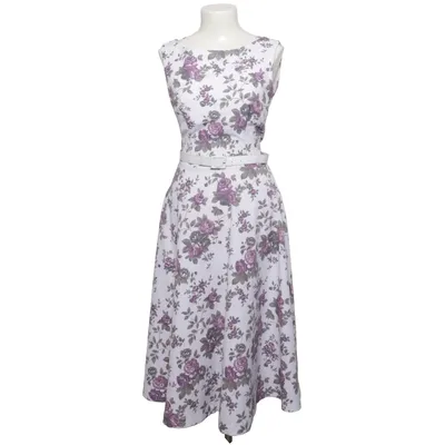 Klänning (Vit, Lila, Flerfärgad) från Bettie Page Elastan, Polyester, Viskos