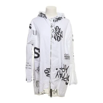 Huvtröja (Vit, Svart) från Made in italy Bomull, Elastan