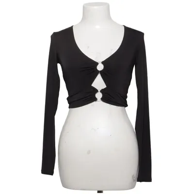 Crop top (Svart) från Tally Weijl Elastan, Polyester