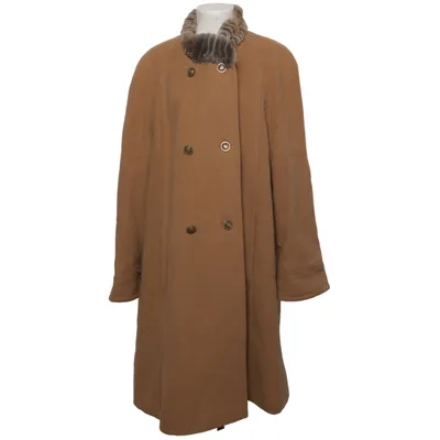Coat (Brown) from Christian Polyester