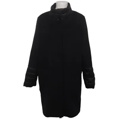 Coat (Black) from Cinzia Rocca Polyamide, Polyester, Viscose, Wool