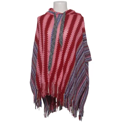 Poncho (Rød, Pink, Flerfarvet) fra Missoni Viscose, Uld