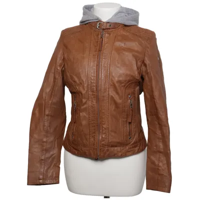 Jacka (Brun, Grå) från Gipsy Bomull, Skinn, Polyester