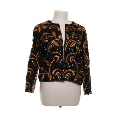 Jacket (Black, Gold, Silver) from Uterqüe Cotton, Viscose