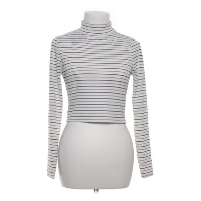 Lange mouwen shirt (Wit, Zwart) van Miss Selfridge Petites Elastaan, Polyester