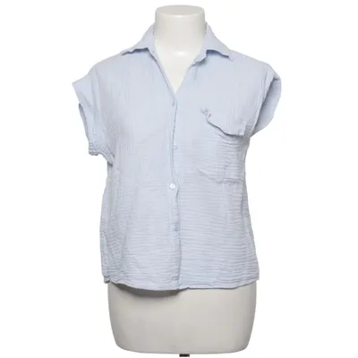 Short sleeve shirt (Blue) from Linen Collection