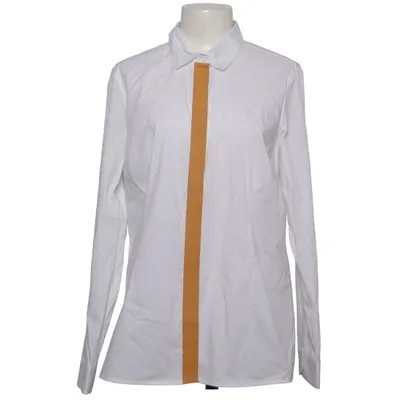Skjorte (Hvid, Gul) fra Malvin Bomuld, Elastan, Polyamid, Polyester