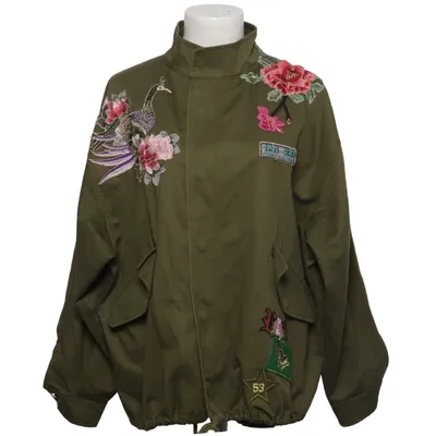 Veste (Vert, Multicolore) de Zara Woman Coton