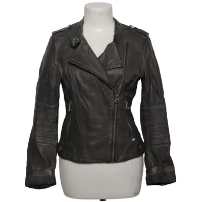Biker jacket (Gray) from TTdenim Polyester, Polyurethane