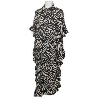 Kortärmad skjorta (Svart, Vit) från Zeta Otto Elastan, Polyester