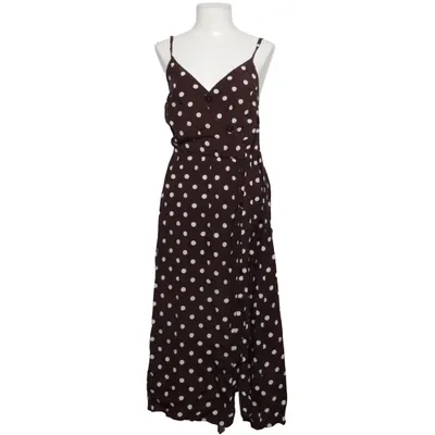 Maxi dress (Brown, White) from Oysho Viscose