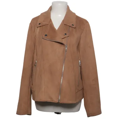 Biker jacket (Beige) from Choice Elastane, Polyester