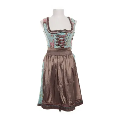 Dirndl (Blå, Brun, Flerfarvet) fra Marjo Bomuld, Nylon, Polyester