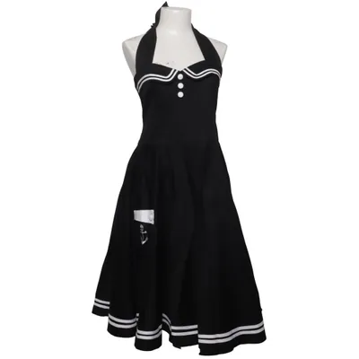 Dress (Black, White) from Hell Bunny Vixen
