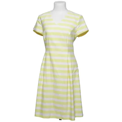 Klänning (Gul, Vit) från Boss Selection Hugo Boss Kupro, Elastan, Polyester, Viskos