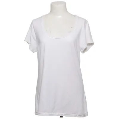 T-shirt (Vit) från Nile Bomull, Elastan