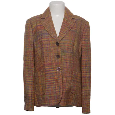 Blazer (Yellow, Multicolored) from HighMoor Acetate, Silk, Viscose