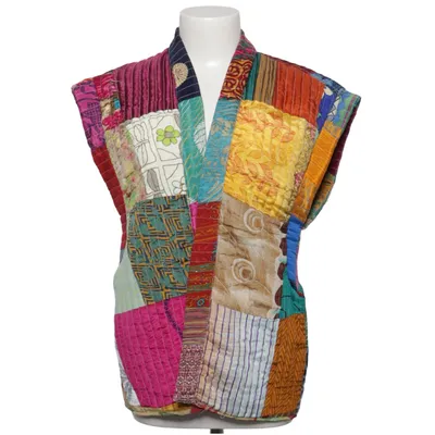 Gilet d'extérieur (Multicolore) de Gold & Silver Polyester