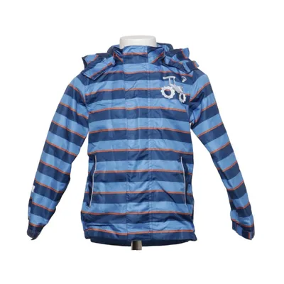 Veste imperméable (Bleu, Orange) de Impidimpi Coton, Polyester recyclé