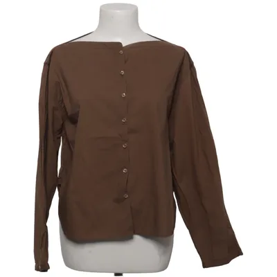 Blouse (Marron) de Totême Coton biologique