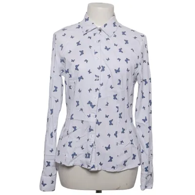 Chemise (Blanc, Bleu) de Forget Me Not Coton, Élasthane, Polyamide