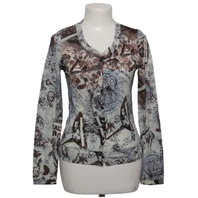 Cardigan (Beige, Brown, Blue) from Oui Moments Polyamide, Wool