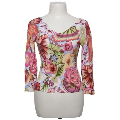 Langarmshirt (Weiß, Mehrfarbig) von Dream Girl Elasthan, Polyamid, Viskose