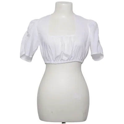 Dirndlbluse (Hvid) fra H. Moser Bomuld, Polyester