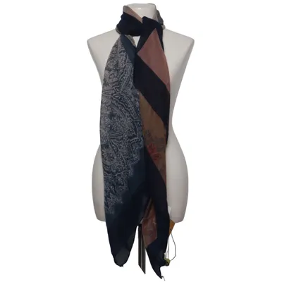 Shawl (Blue, Beige) from Bocage Polyester