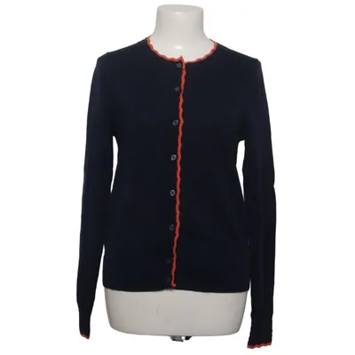 Strickjacke (Blau, Orange) von Boden Wolle