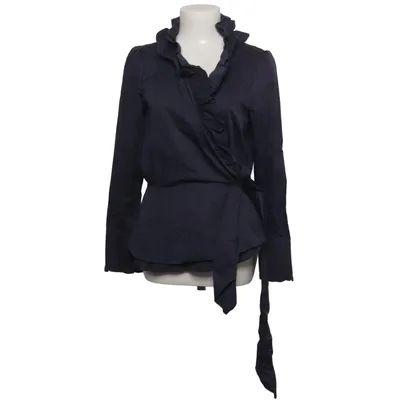 Wrap blouse (Gray) from The Shirt Company Cotton
