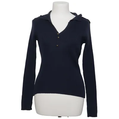 Henley T-shirt (Blå) fra Elégance Akryl, Bomuld