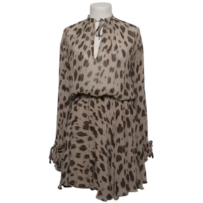 Dress (Beige, Brown) from Anine Bing Polyester, Silk