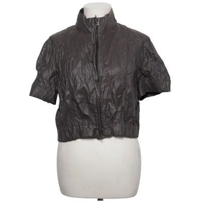 Jacket (Gray) from Sarah Pacini Metallic fiber, Polyamide, Polyester