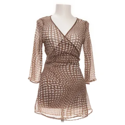 Beach dress (Brown, White) from Isolde