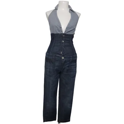 Jumpsuit (Blauw) van Miss Sixty Collection Katoen, Elastaan
