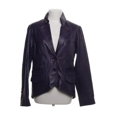 Leren blazer (Lila) van Stroke by Berry Tielens Leer, Polyester